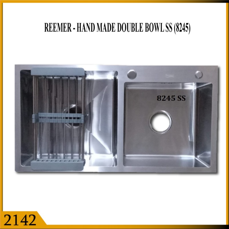 KITCHEN SINK HAND MADE 82*45 MATT (2142)